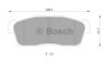 AKE AN610K Brake Pad Set, disc brake